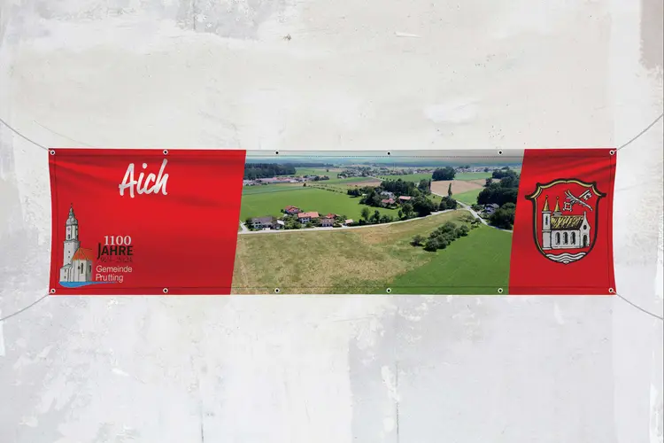 Festwoche 1100 Jahre Prutting Ortsteilbanner